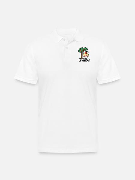 Eureka - Men's Pique Polo Shirt - white