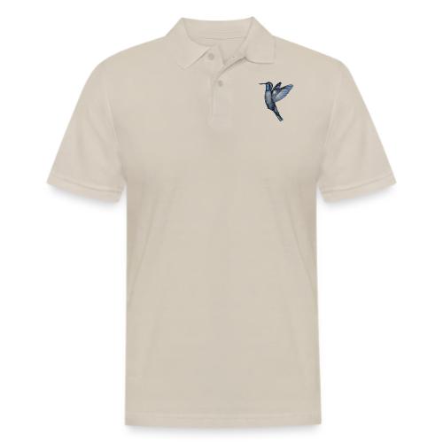 Hummingbird in flight - Men's Pique Polo Shirt
