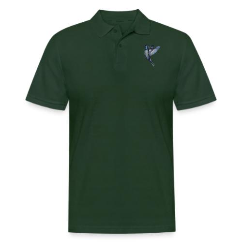 Hummingbird in flight - Men's Pique Polo Shirt