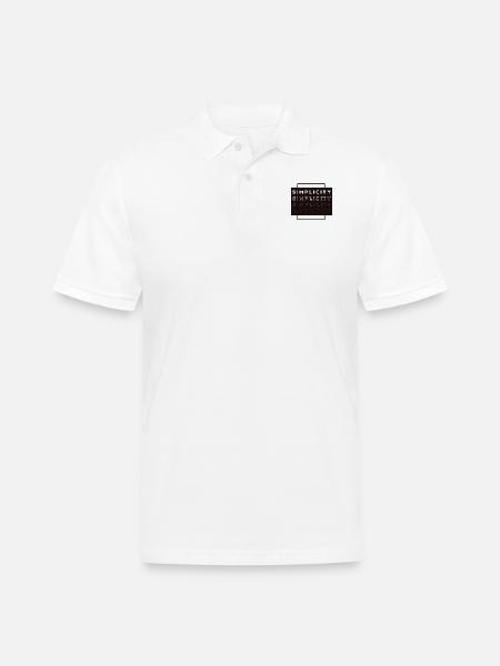 Simplicity - Men's Pique Polo Shirt - white