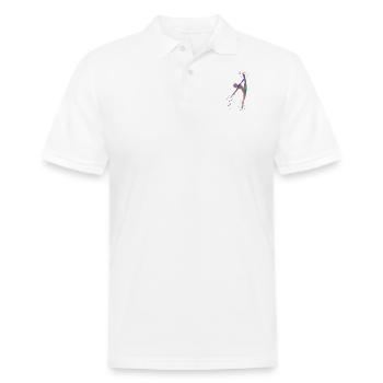 Ballet dancer - Men's Pique Polo Shirt - white - Front
