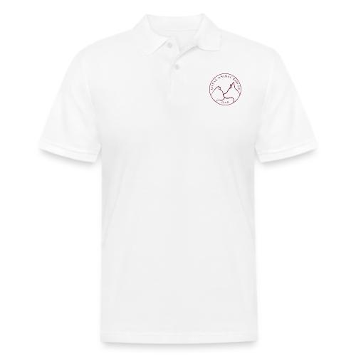 Merch with Maroon Logo - Men's Pique Polo Shirt