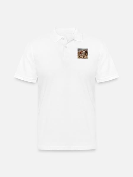 Gladiator - Men's Pique Polo Shirt - white