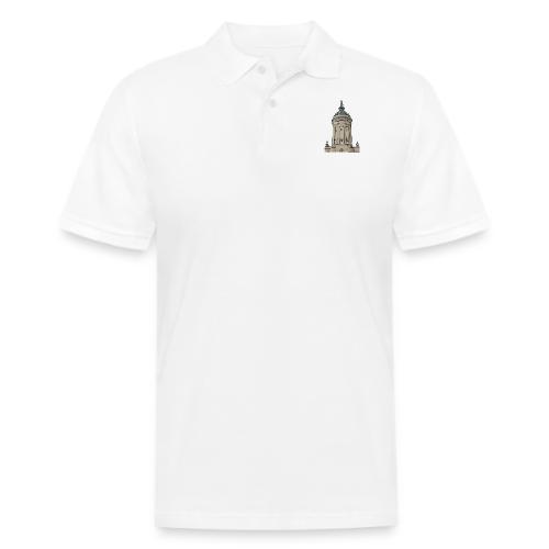 Mannheim water tower - Men's Pique Polo Shirt