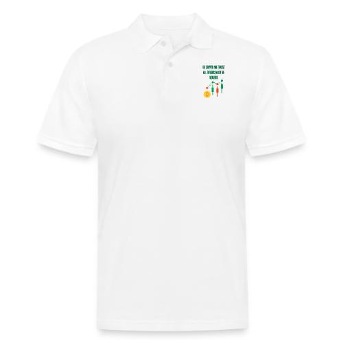 Sarcastic Bitcoin Investor T-shirt - Men's Pique Polo Shirt
