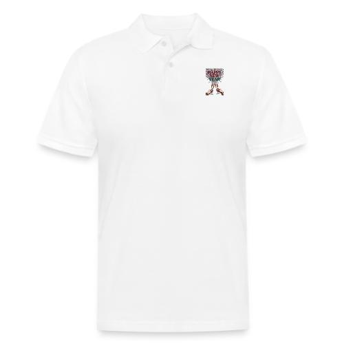 Toasting Hands T-Shirt Confetti Shower Premium - Men's Pique Polo Shirt