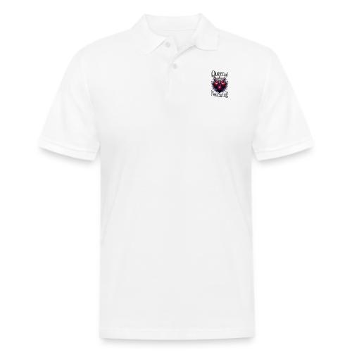 Queen of Not Caring T-Shirt - Men's Pique Polo Shirt