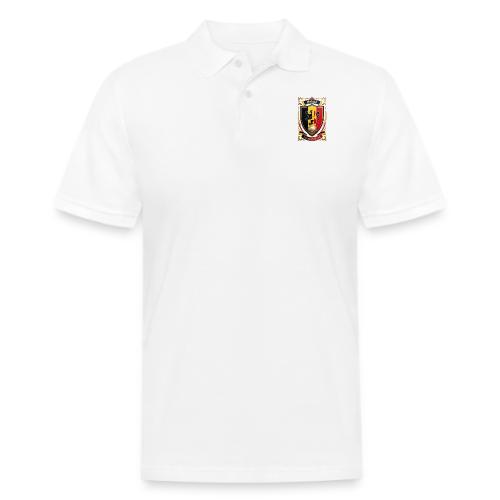 Belgium Lion Crest T-Shirt, Belgian Flag Gift - Men's Pique Polo Shirt