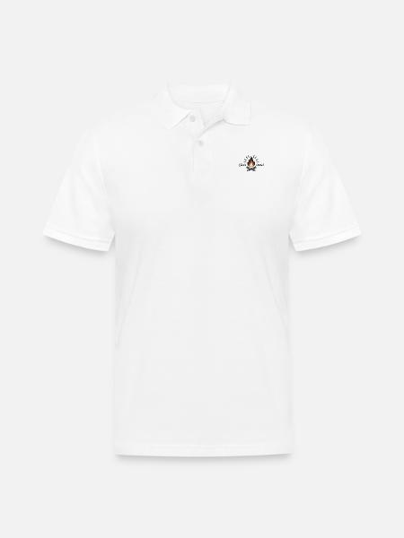 Life's Good - Men's Pique Polo Shirt - white