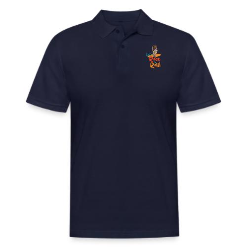 Let's Rock and Roll - Men's Pique Polo Shirt