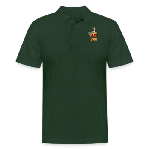 Let's Rock and Roll - Men's Pique Polo Shirt