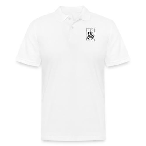 Retro Roller Skate T-Shirt - Men's Pique Polo Shirt