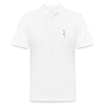 NYC Manhattan Pride - Men's Pique Polo Shirt - white - Front