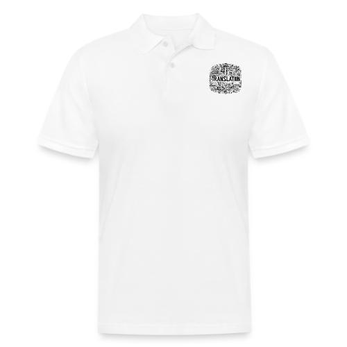 Translation - Men's Pique Polo Shirt