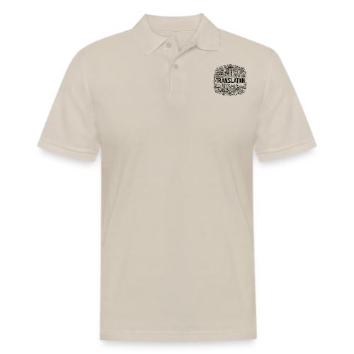 Translation - Men's Pique Polo Shirt
