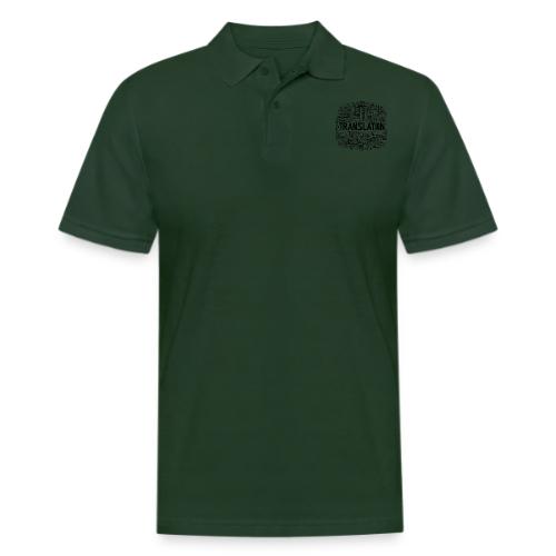 Translation - Men's Pique Polo Shirt