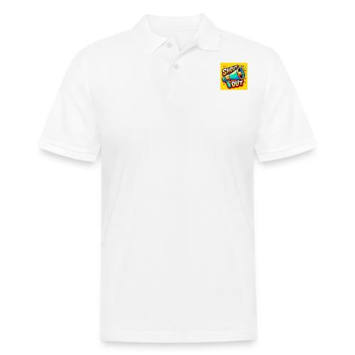 Shout Out - Men's Pique Polo Shirt
