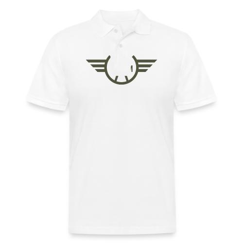 Doug's Ham Radio Winged Emblem - AB5FG - Men's Pique Polo Shirt