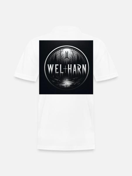 Valharn - Men's Pique Polo Shirt - white