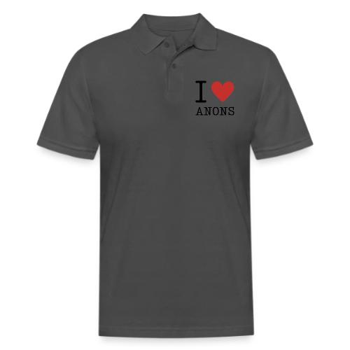 I <3 ANONS - Men's Pique Polo Shirt