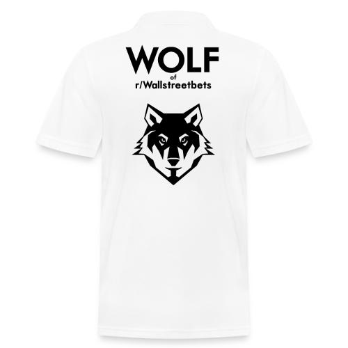 Wolf of Wallstreetbets - Men's Pique Polo Shirt