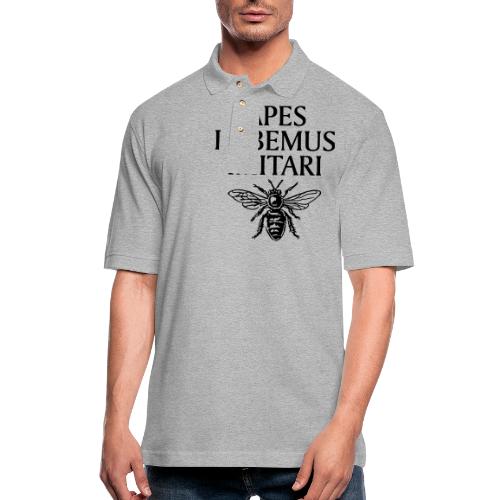 Apes Debemus Imitari Beekeeper Beekeeping - Men's Pique Polo Shirt