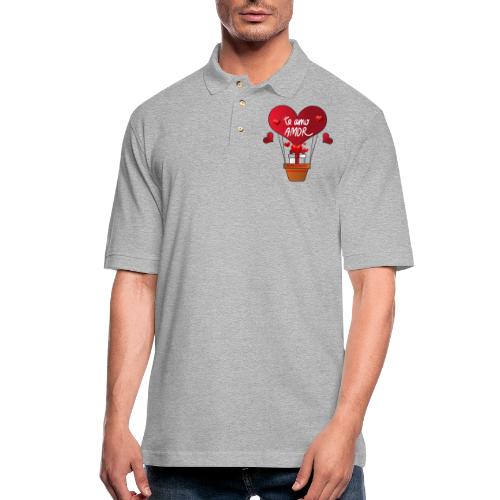 Fashion Valentine's Day Hearts, Gifts February 14 - Men's Pique Polo Shirt