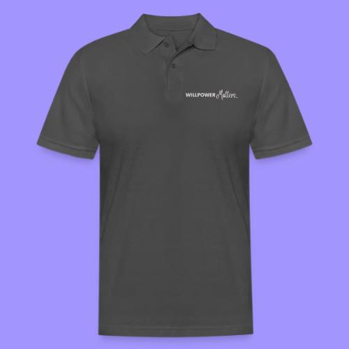 Willpower Matters - Success - New Year Resolution - Men's Pique Polo Shirt