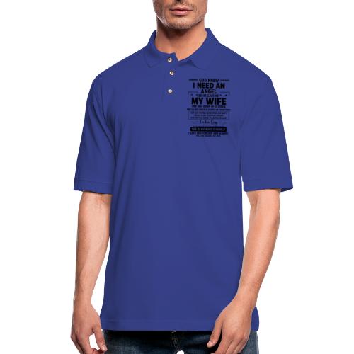 So He Gave Me My Wife She Was Born In October - Men's Pique Polo Shirt