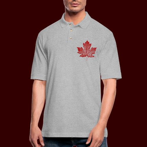 Canada Maple Leaf Souvenirs Vintage Canada Shirts - Men's Pique Polo Shirt