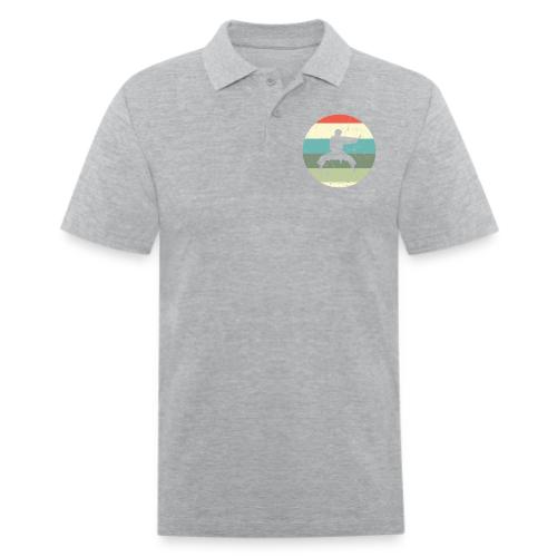 Judo Retro Vintage - Men's Pique Polo Shirt