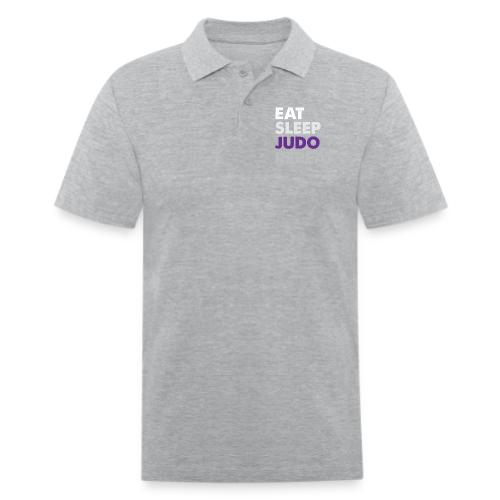 Eat Sleep Judo Repeat - Men's Pique Polo Shirt