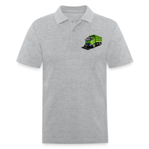 Dump Truck Kenworth - Men's Pique Polo Shirt