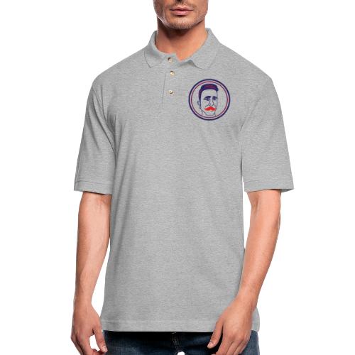 KittyCatMatt Circle Logo - Men's Pique Polo Shirt