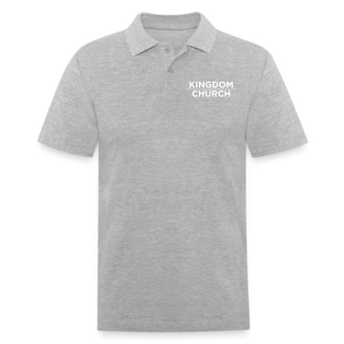 KingdomOverChurchWhite - Men's Pique Polo Shirt