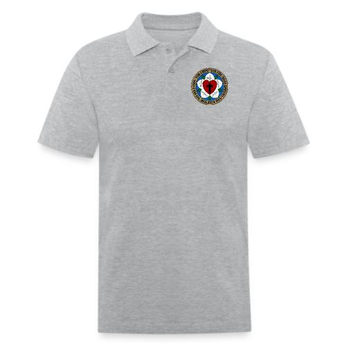 Luther Rose Five Solas Shirt–Christian Reformation - Men's Pique Polo Shirt