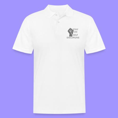 Stay on Self Discipline - Increase Productivity - Men's Pique Polo Shirt