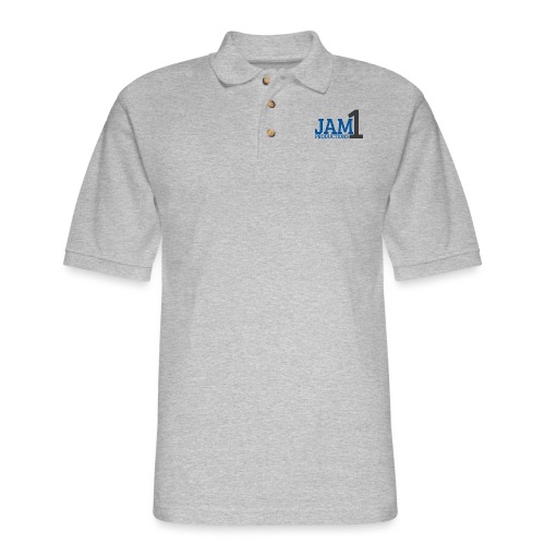 Jam1 Productions logo - Men's Pique Polo Shirt