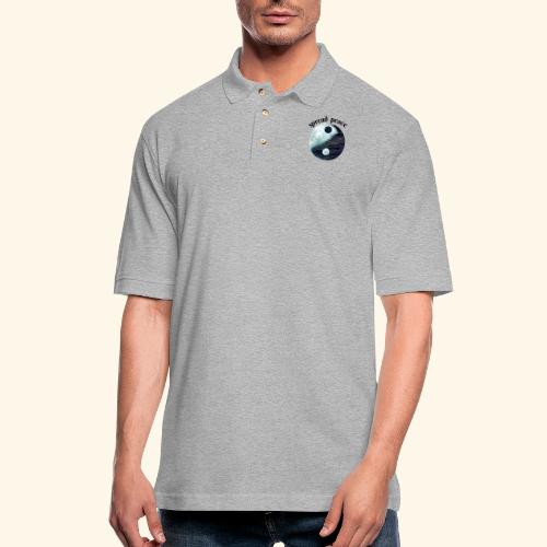 spread peace - Men's Pique Polo Shirt