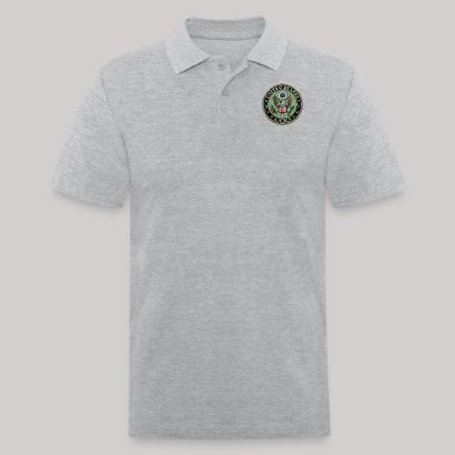 Worn US Army Seal - Men's Pique Polo Shirt