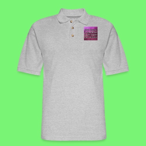 My bedroom my rules - Men's Pique Polo Shirt
