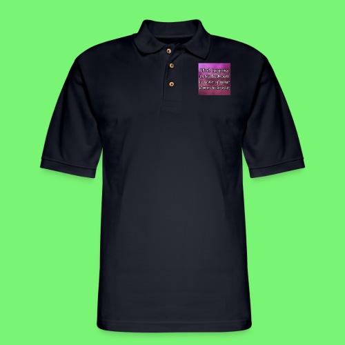 My bedroom my rules - Men's Pique Polo Shirt