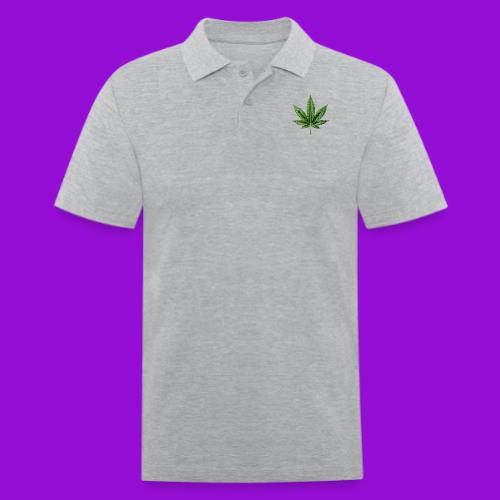 Cannabis Leaf - Men's Pique Polo Shirt