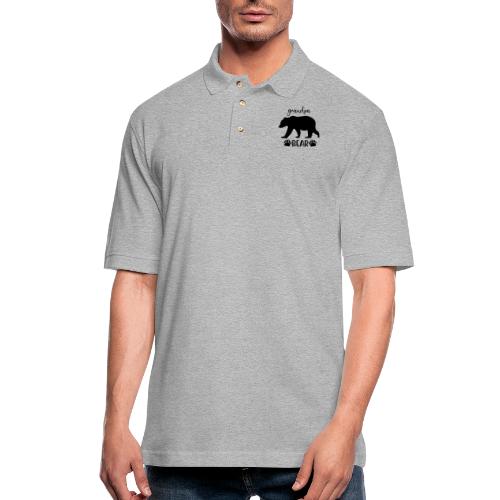 Grandpa Bear - Men's Pique Polo Shirt