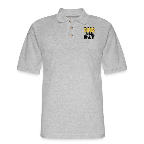 Dabs All Day - Men's Pique Polo Shirt