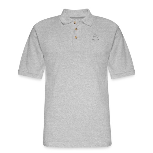 Dao Zen Gray Shirt - Men's Pique Polo Shirt