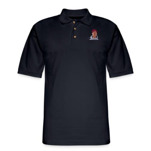 Biship Cartoon - Men's Pique Polo Shirt