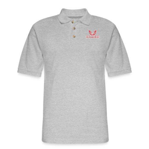 dont stop red eagle png - Men's Pique Polo Shirt