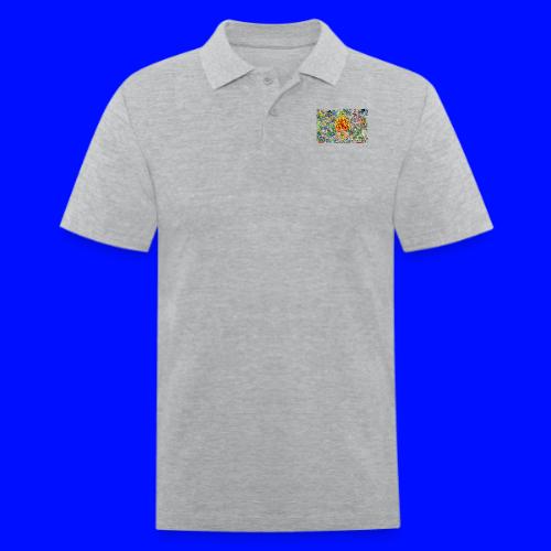 Nik Caesar Poster 10 17 2019 transparent backgro - Men's Pique Polo Shirt