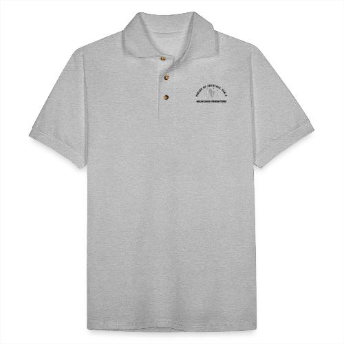 Fueled by Crystals Tea and GP - Men's Pique Polo Shirt